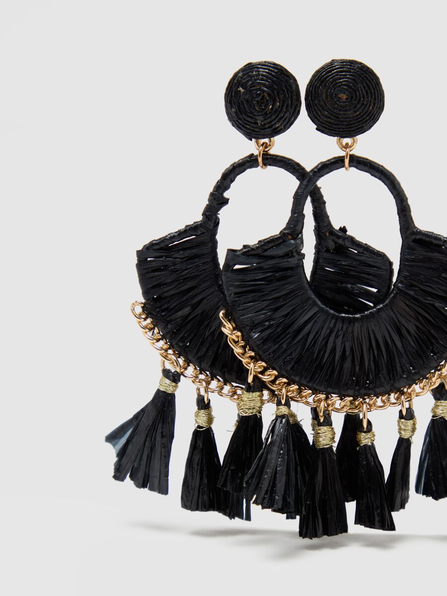 Half-moon earrings with tassels_3