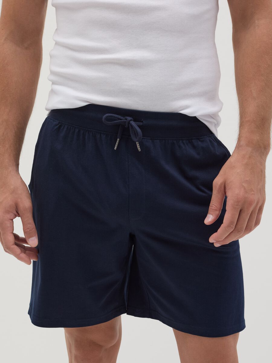 Shorts pigiama con coulisse_1