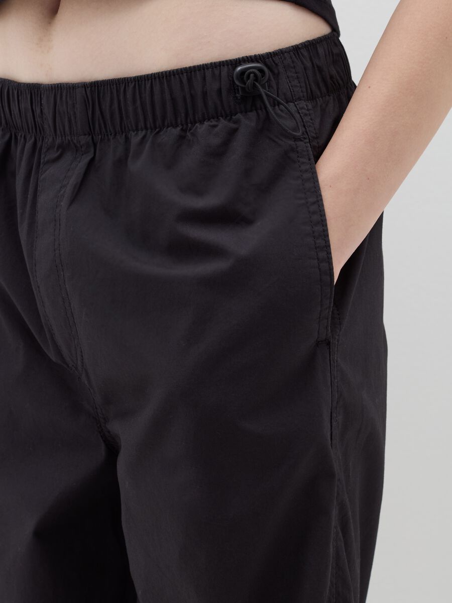 Cotton parachute trousers_3