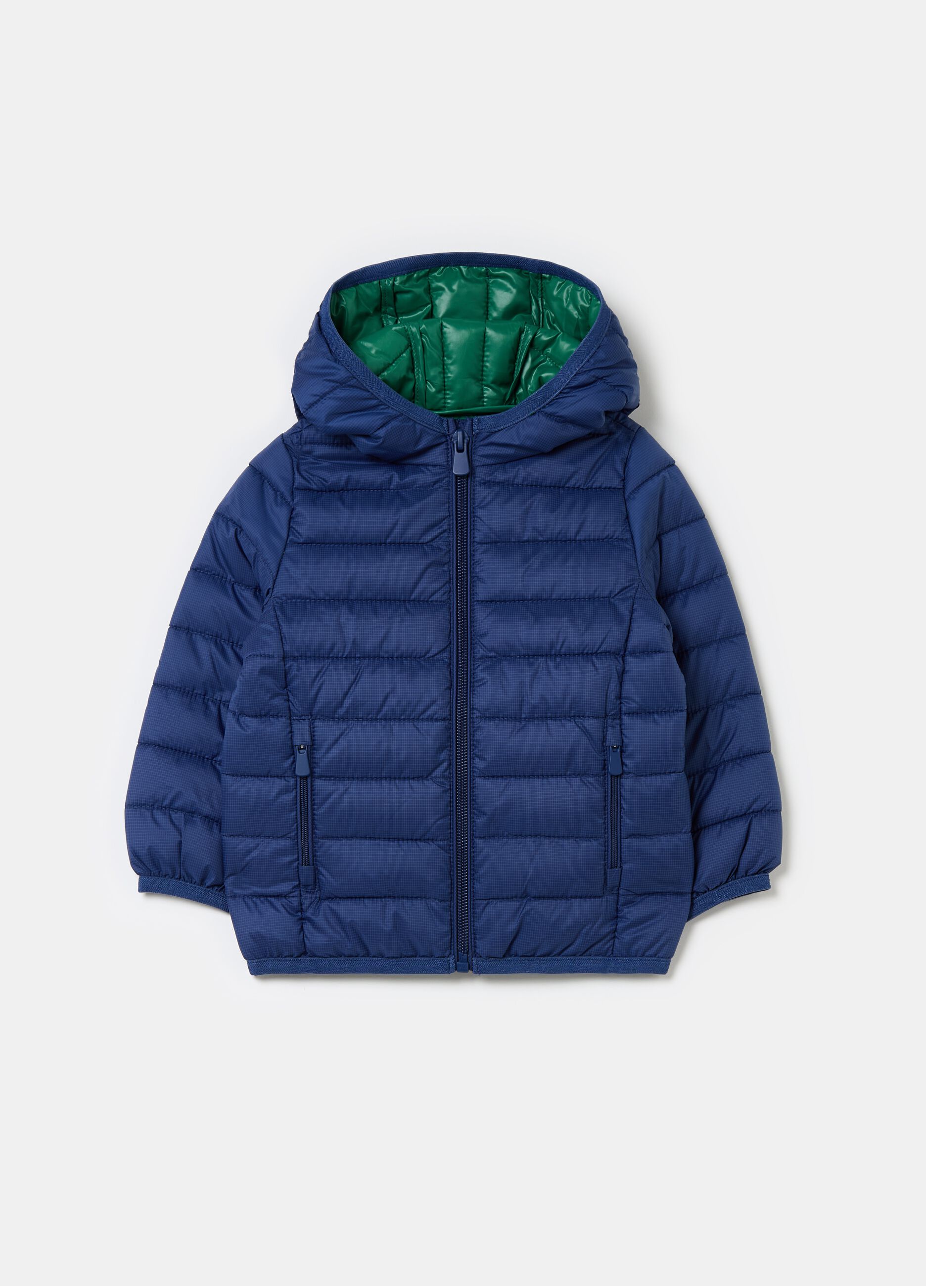 Ultralight down jacket with ripstop weave