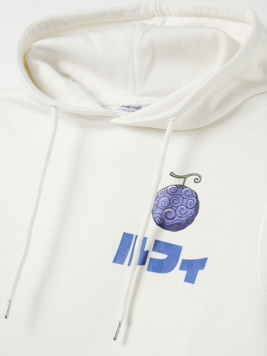 Sweatshirt with hood and Gomu Gomu print_5