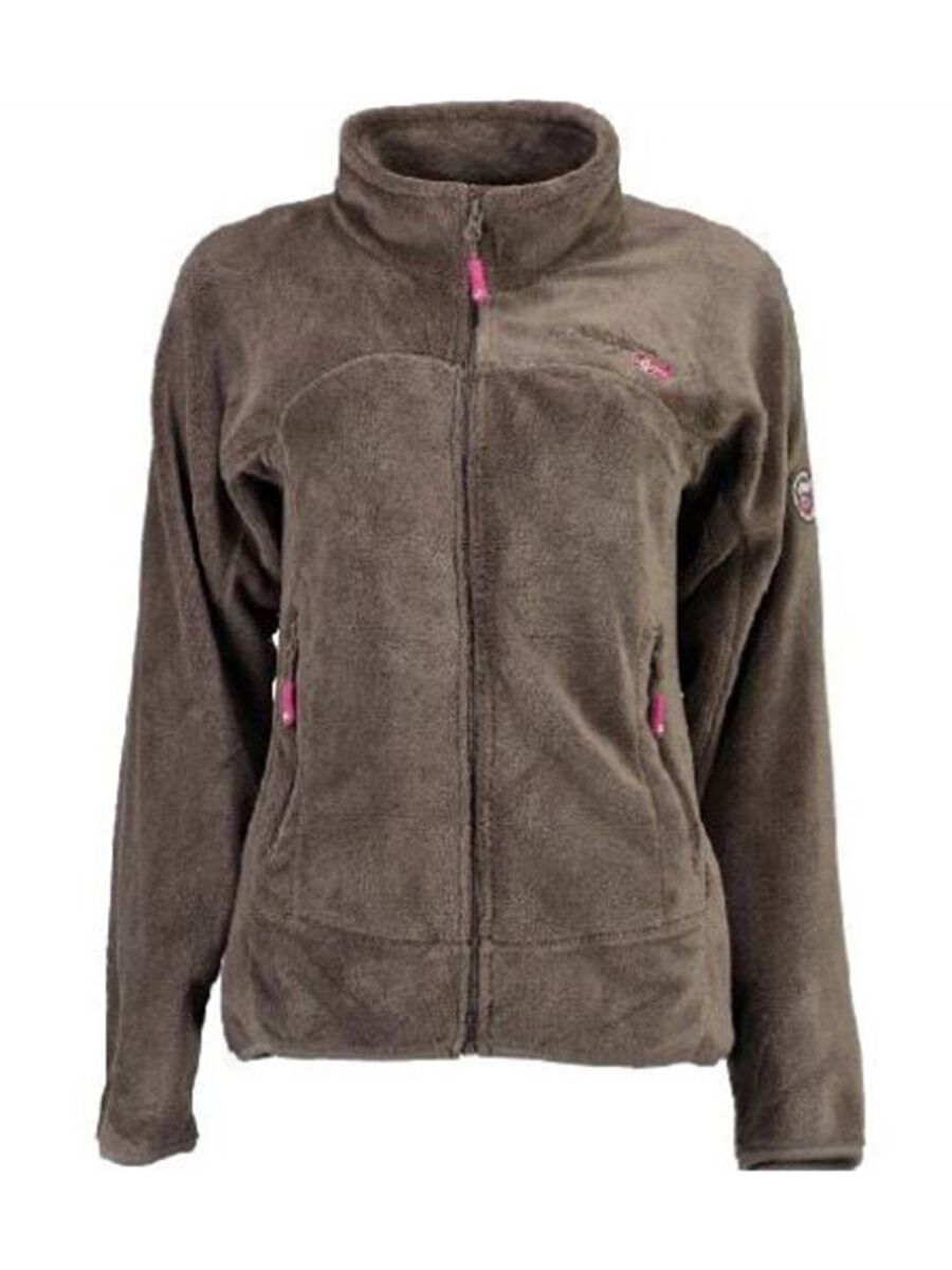 Geographical Norway USA UPALINE Full Zip Women's Jacket, Soft Fleece -  Light Grey, S - 1 at  Women's Coats Shop