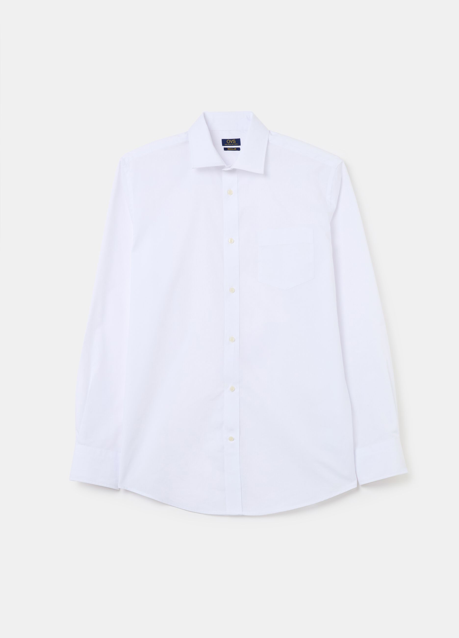 Regular-fit shirt with pocket