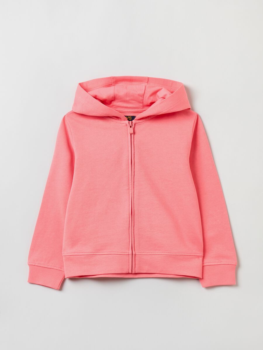 Full-zip plush hoodie_0