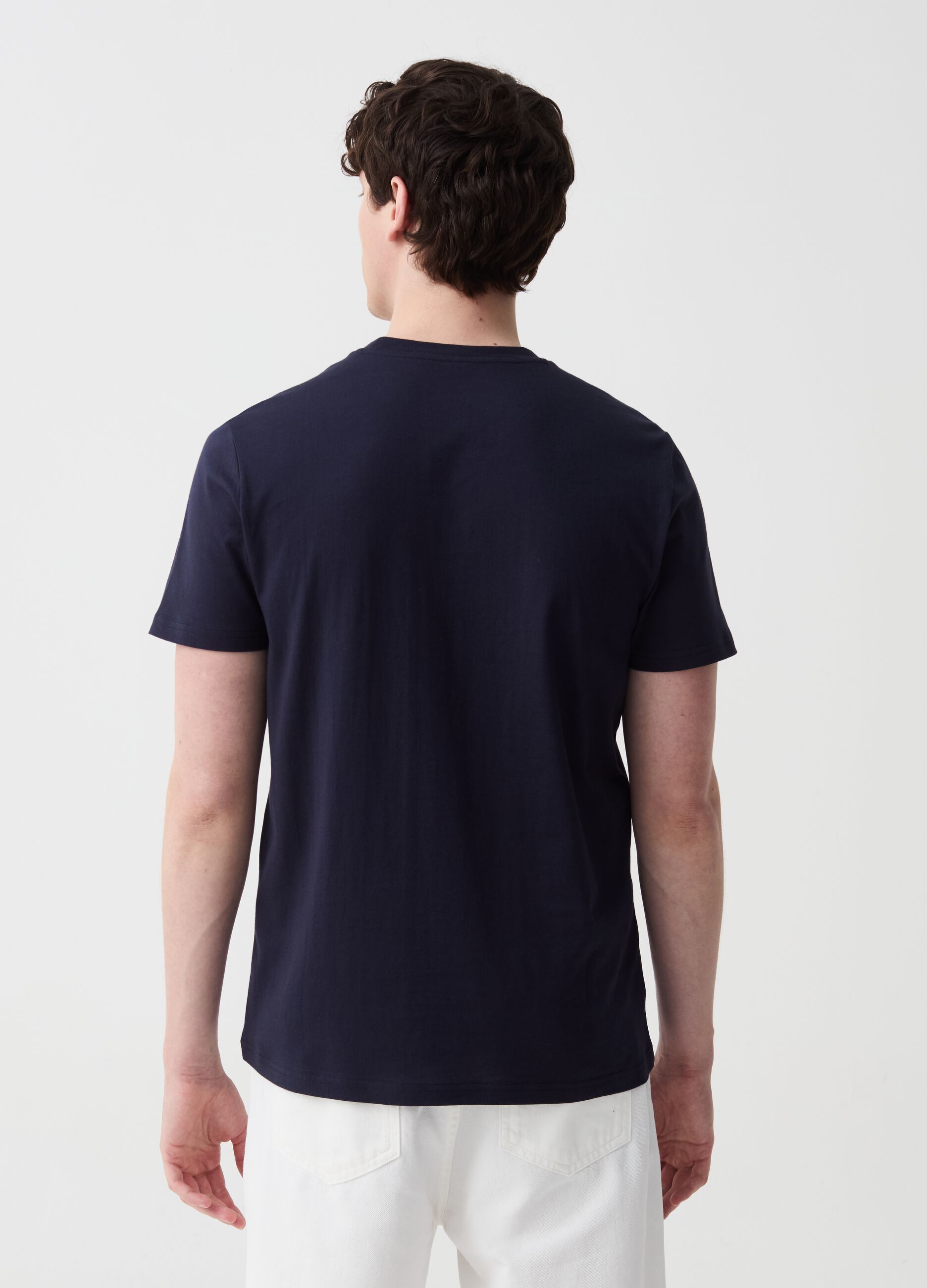 T-shirt with Milan Castello Sforzesco print