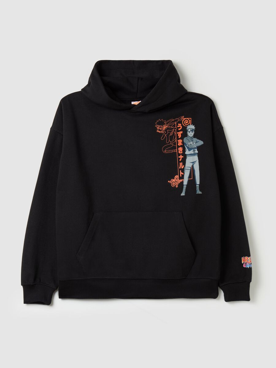 Sweatshirt with hood and Shippuden print_5