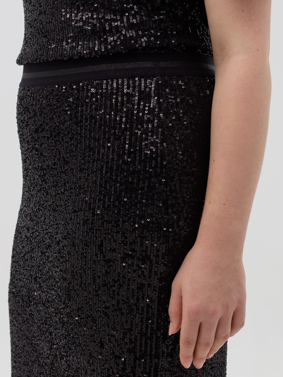 Curvy sequin midi skirt_2