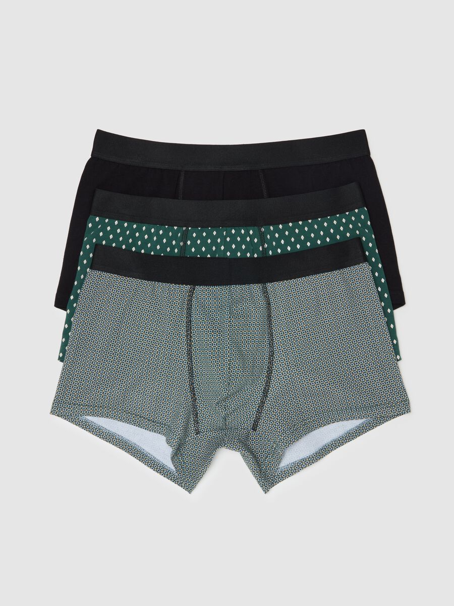 Three-pack boxer shorts with micro pattern_4