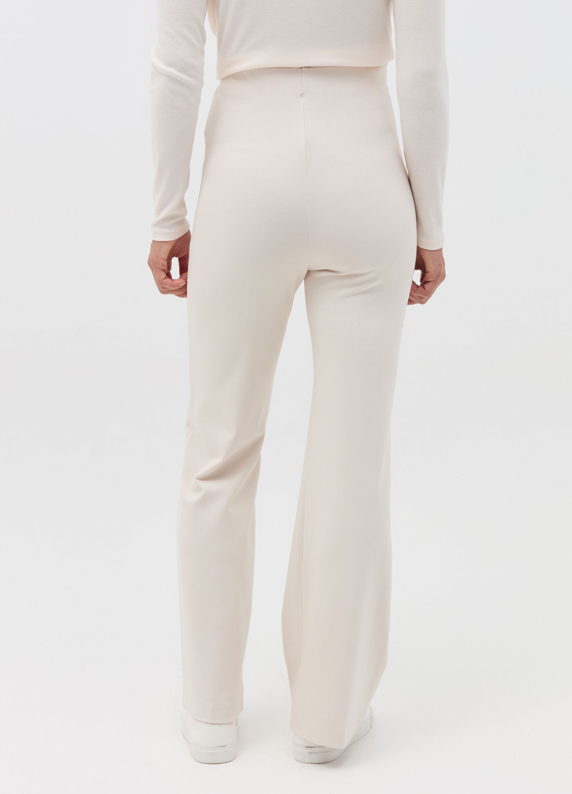 Maternity palazzo trousers in FSC® viscose