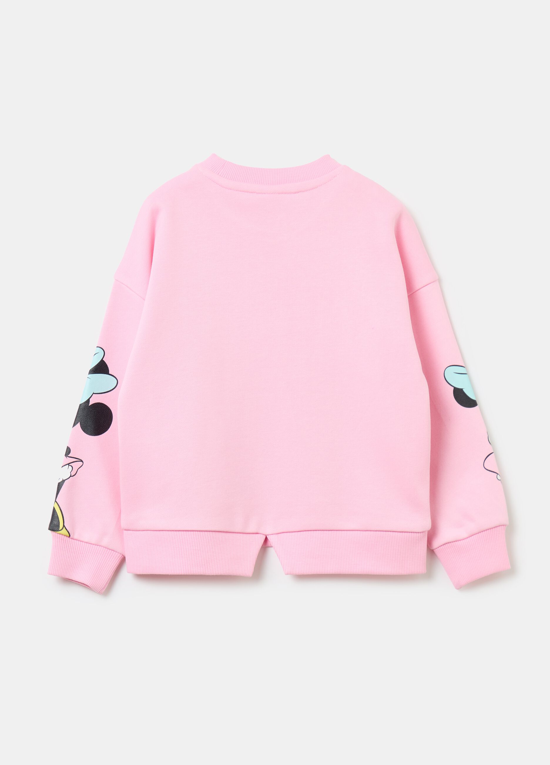 Oversized sweatshirt with Minnie Mouse print with sequins