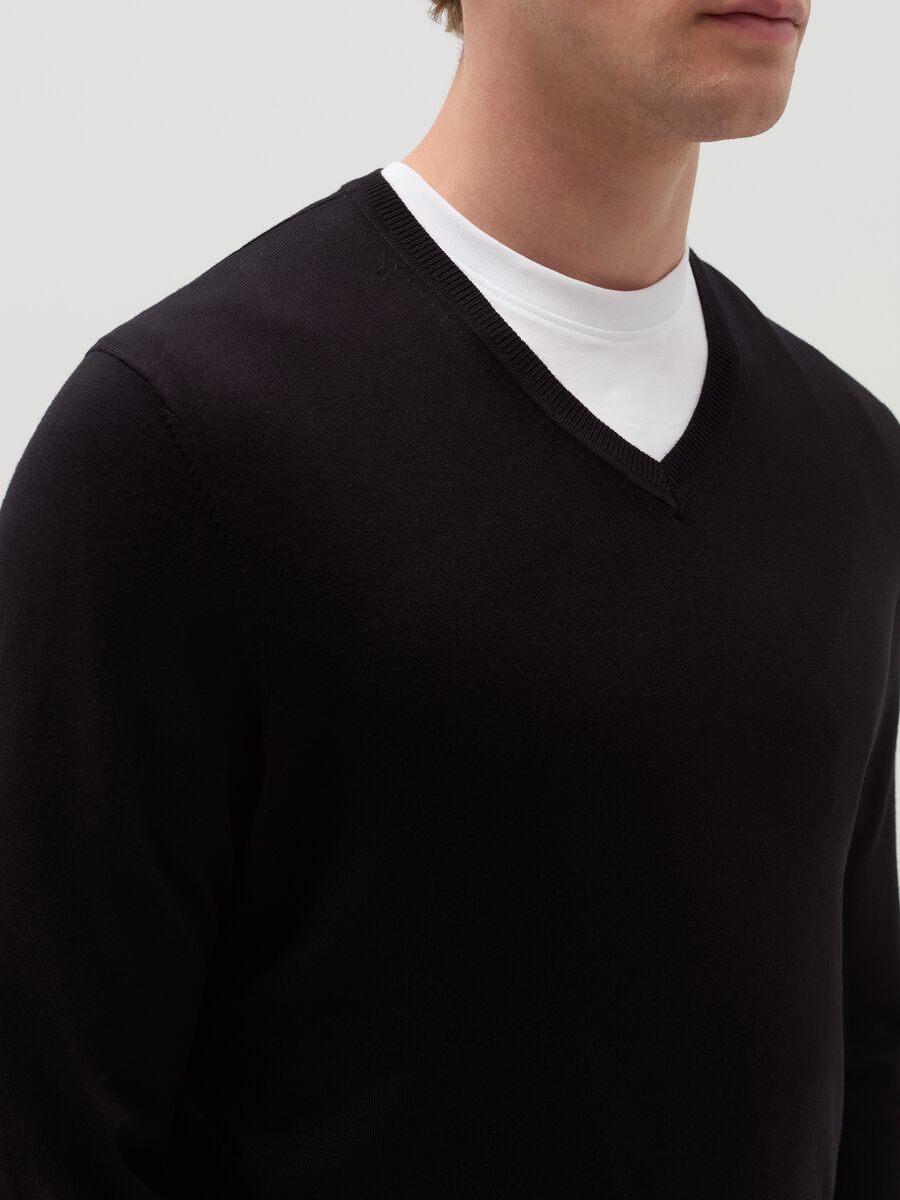 V-neck pullover_3