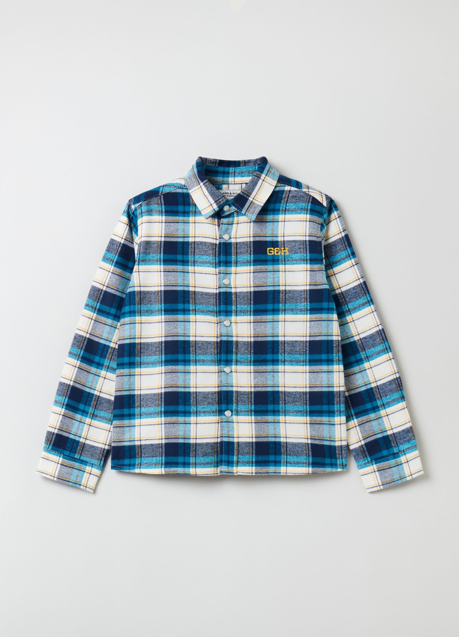 Flannel shirt in check pattern