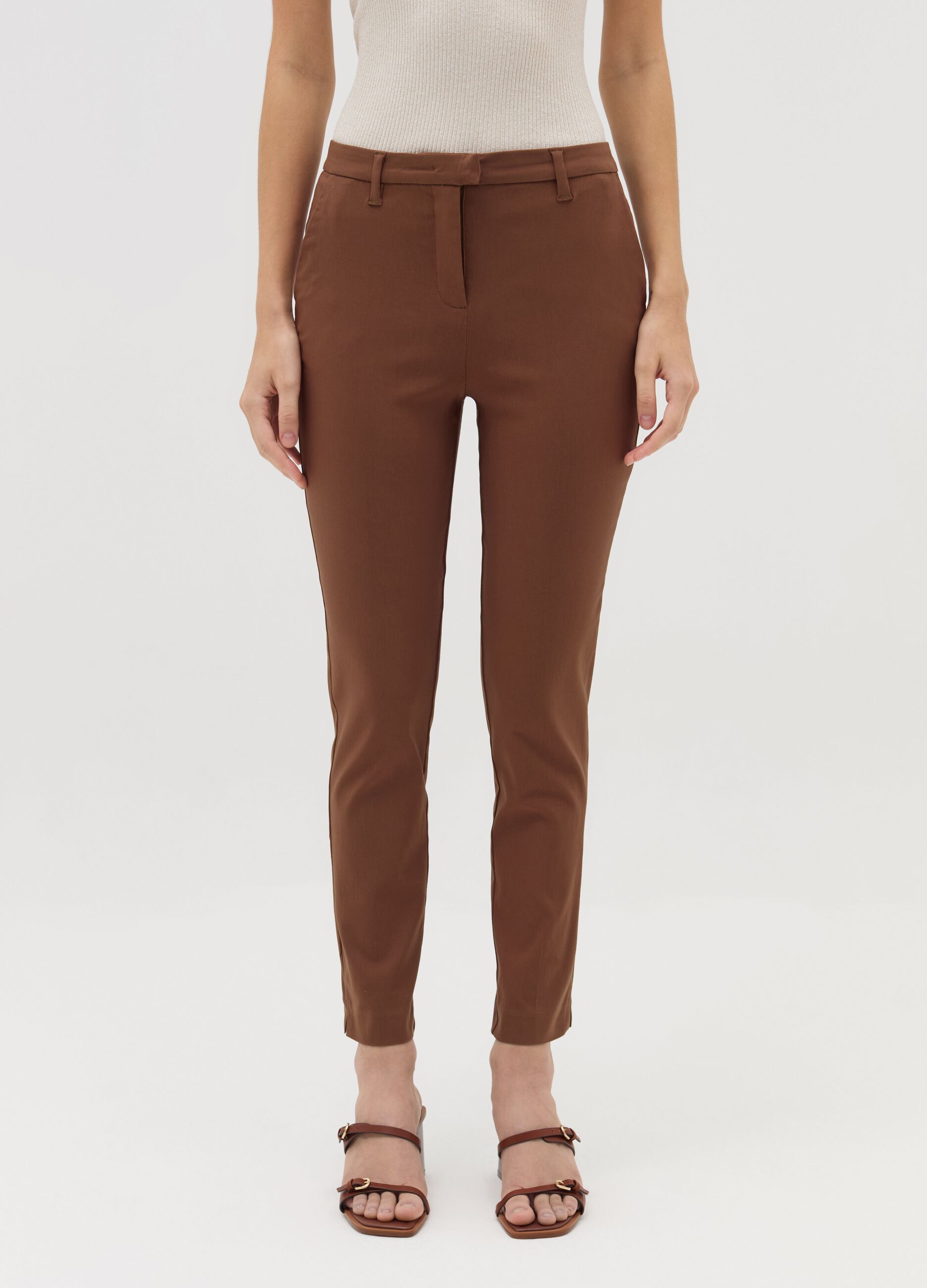 Stretch chino trousers