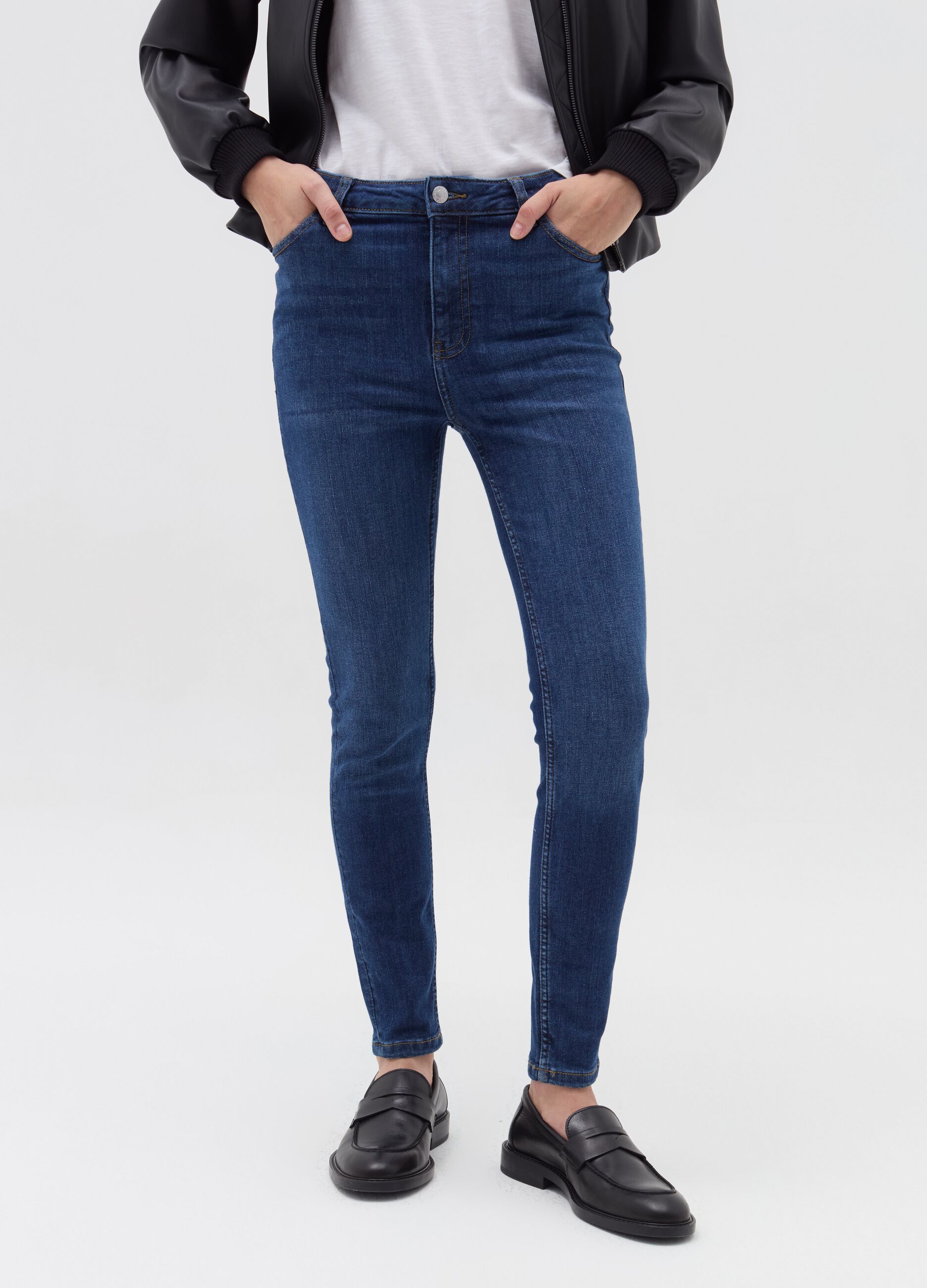 Skinny-fit jeans with five pockets