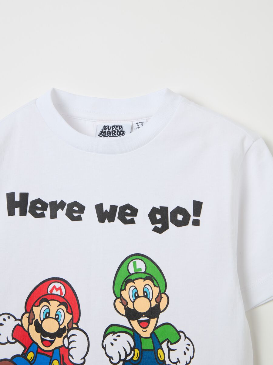 Camiseta de algodón con estampado Super Mario™_2