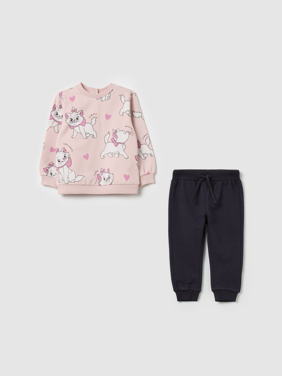 Organic cotton jogging set with Marie print_0