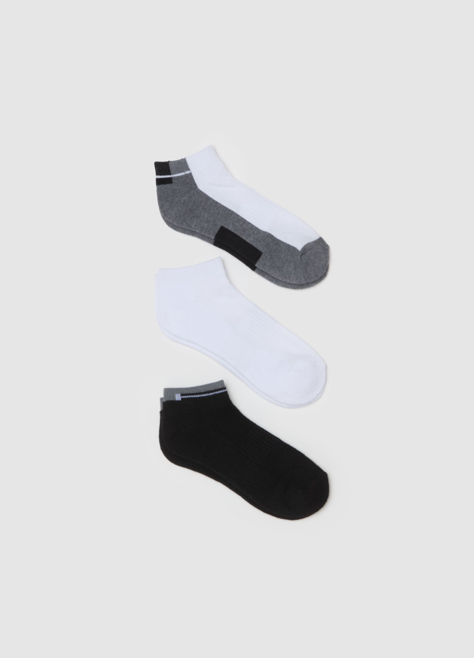 Three-pair pack sneaker liners