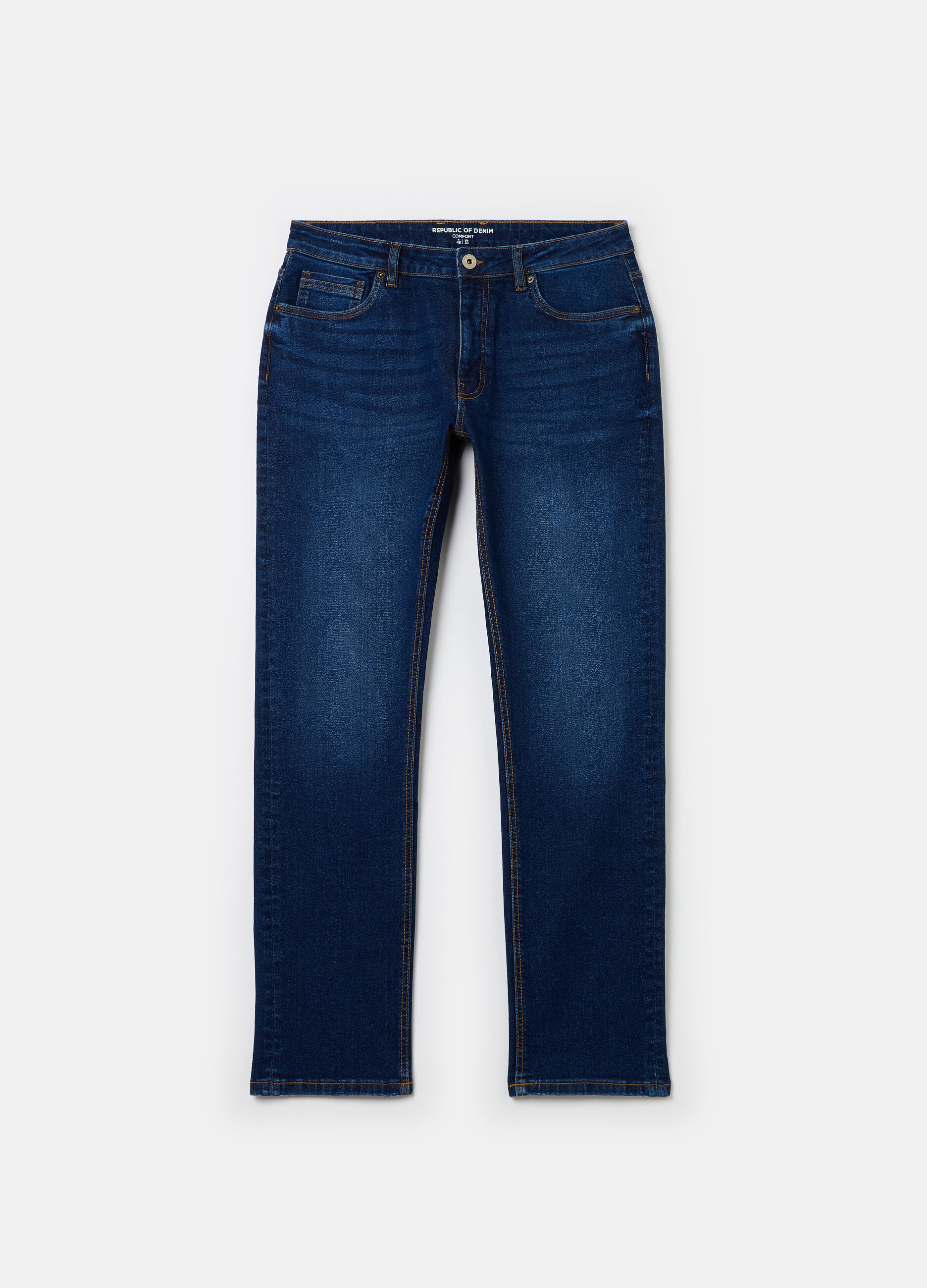 Comfort-fit stretch jeans