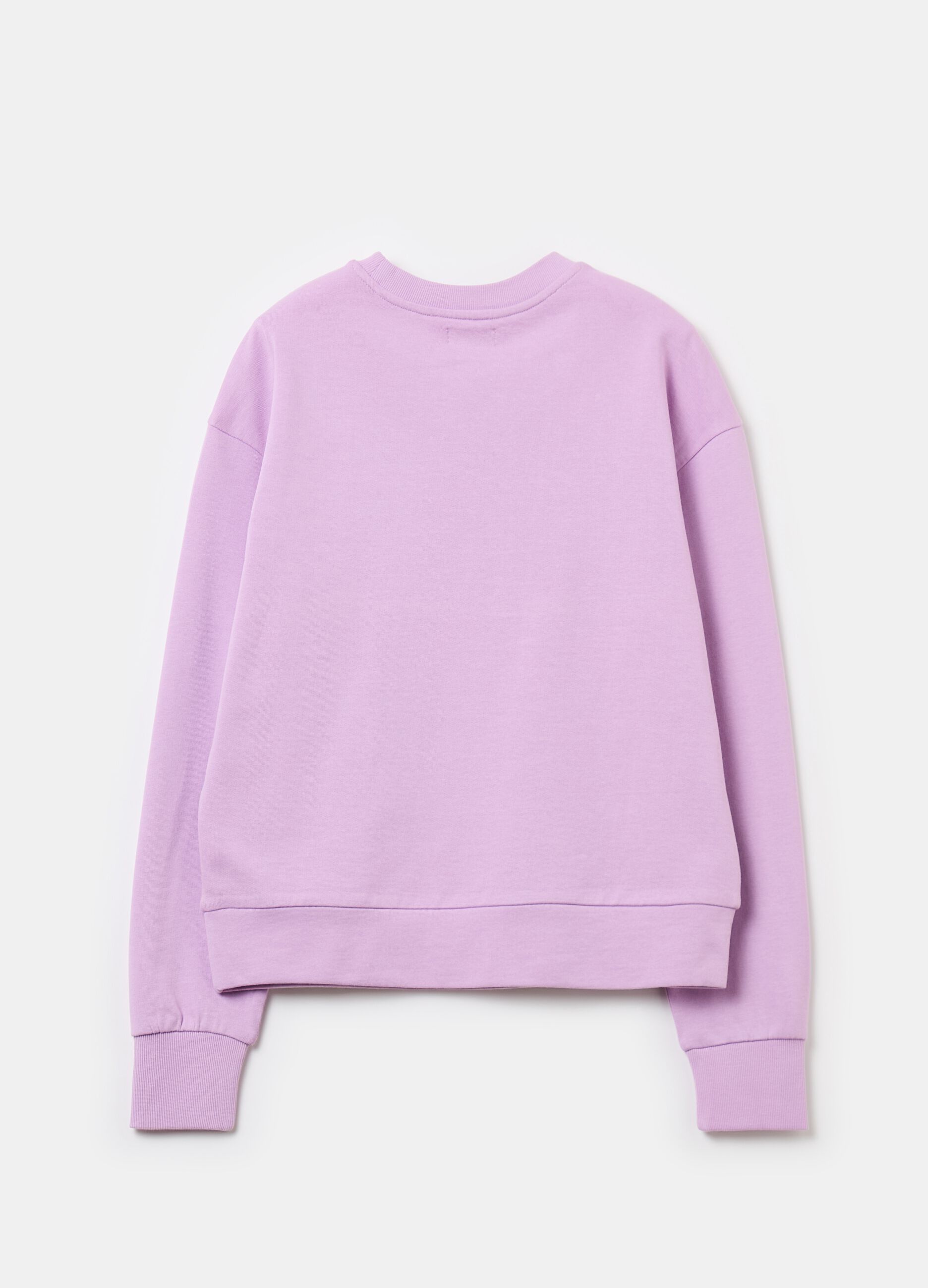 Sweatshirt with round neck