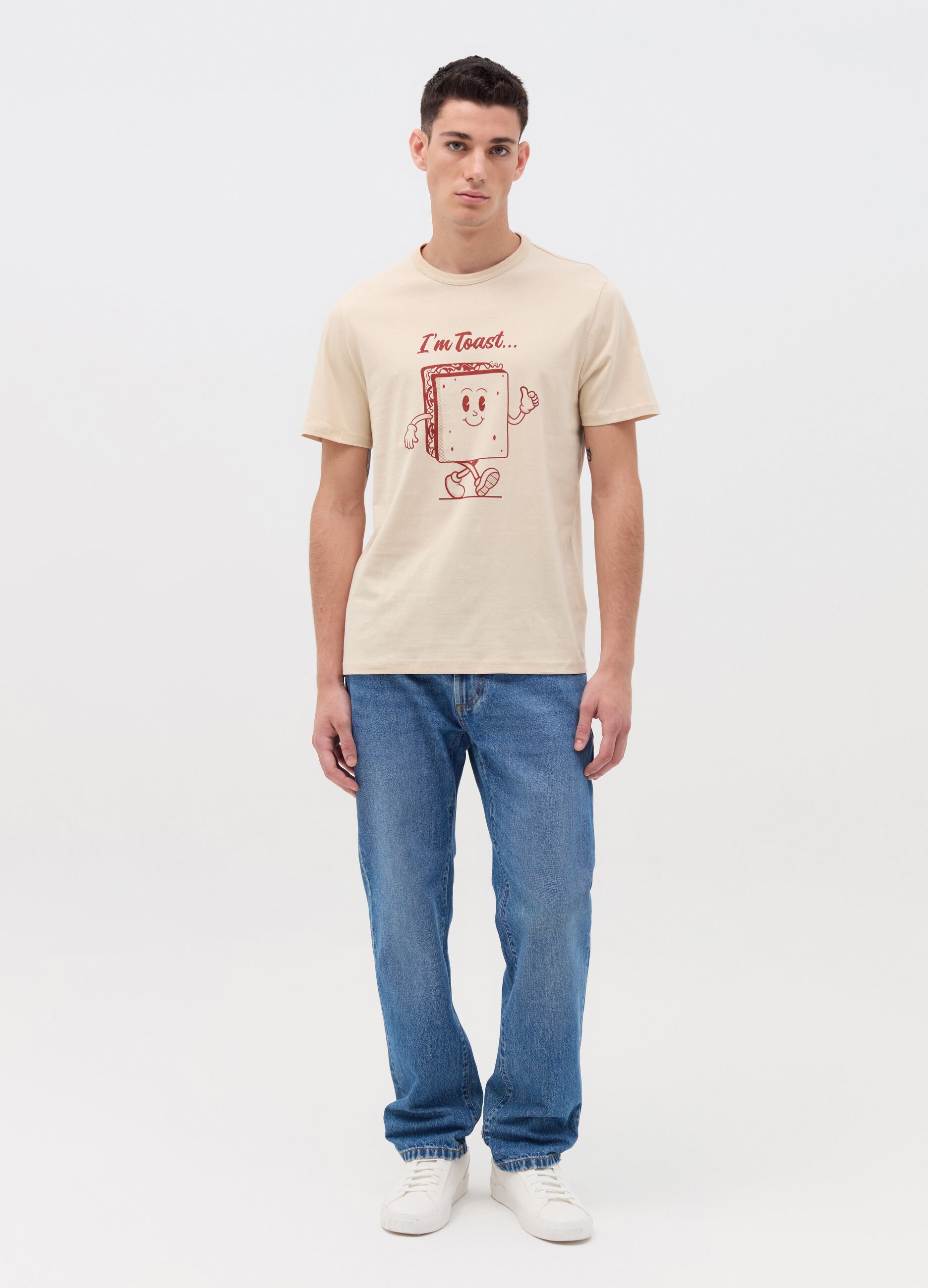 T-shirt with “I’m Toast” print