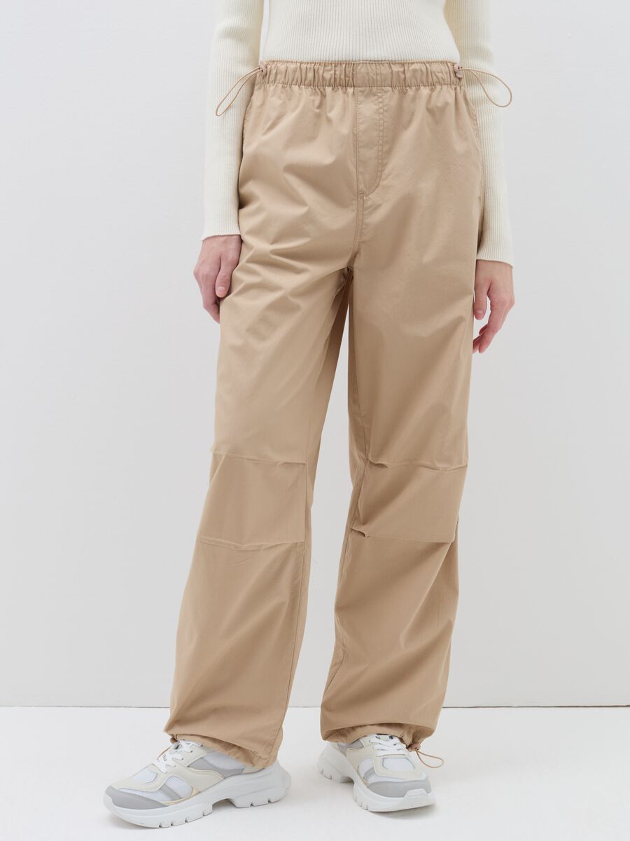 Cotton parachute trousers_1