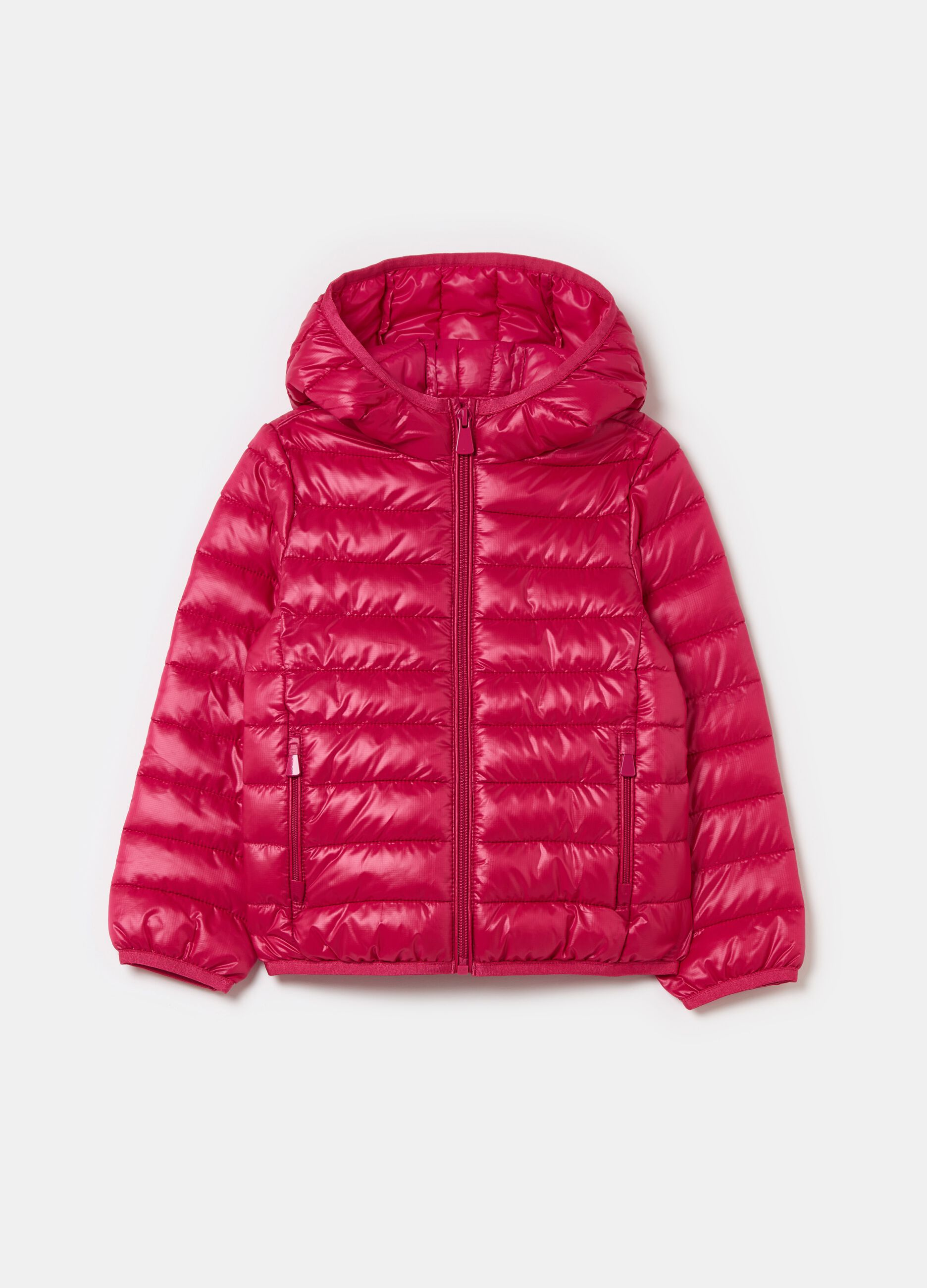 Ultralight down jacket with ripstop weave