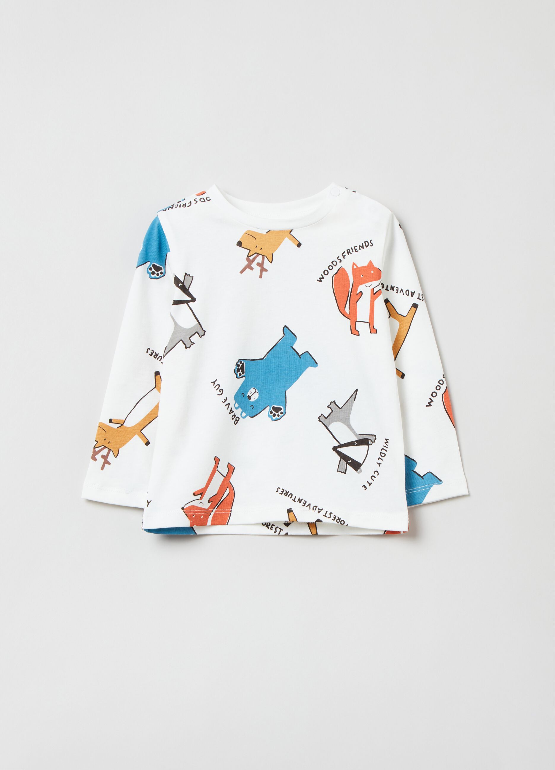 Long-sleeved T-shirt with print