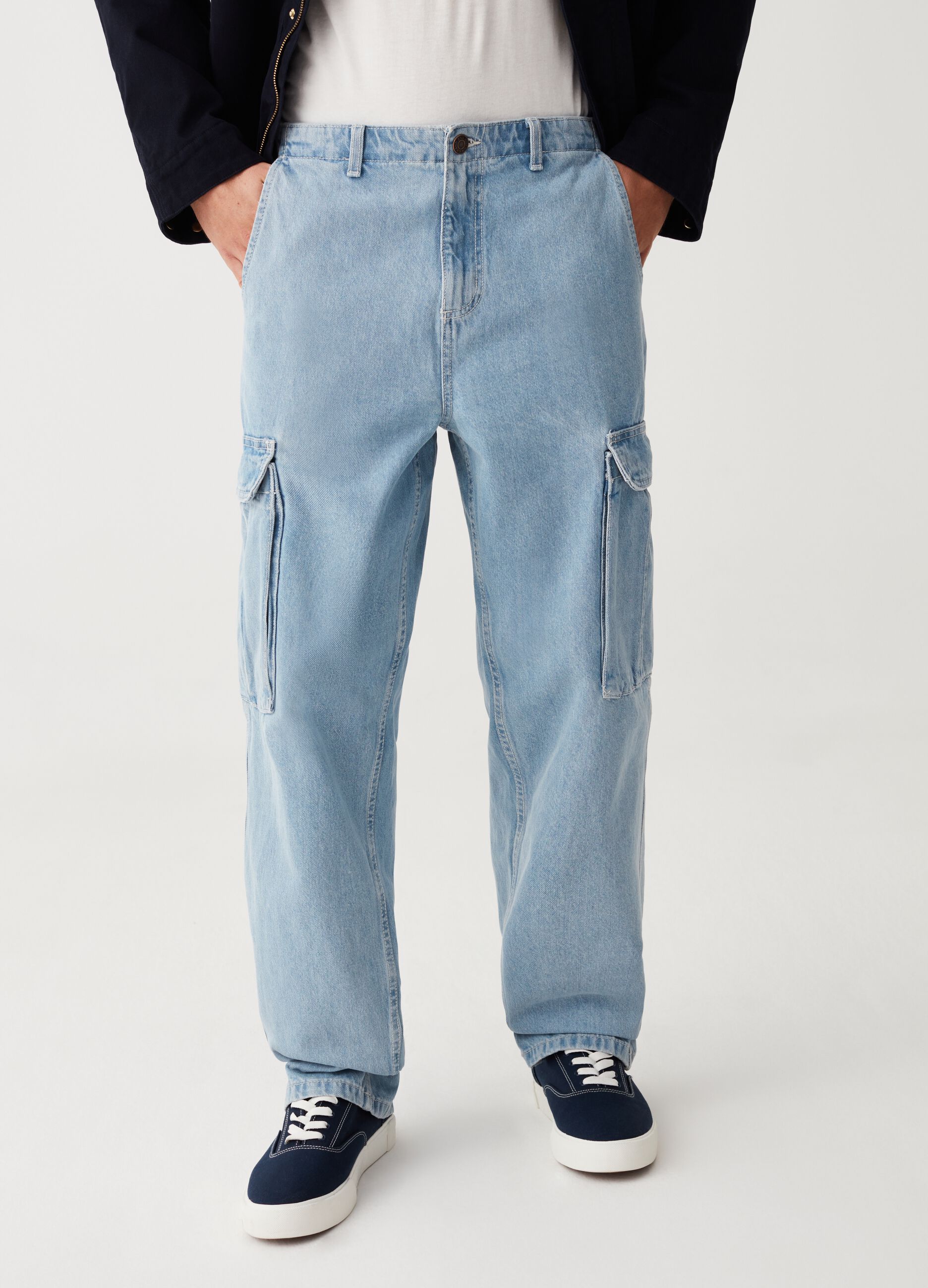MakeYourOwnJeans Carpenter Style Cargo Denim Jeans
