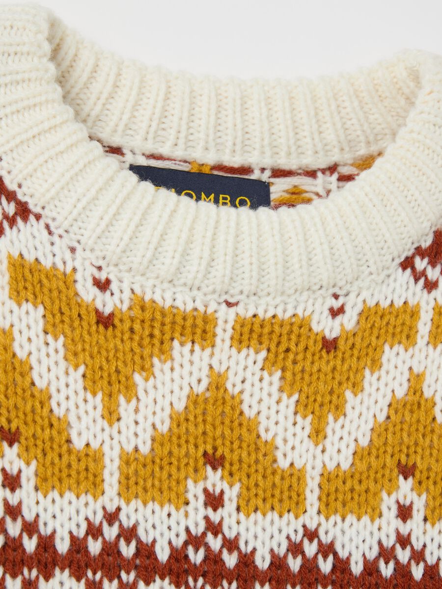 Pullover with jacquard Norwegian motif_5