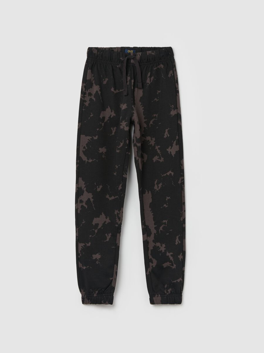 Joggers camouflage con coulisse_0