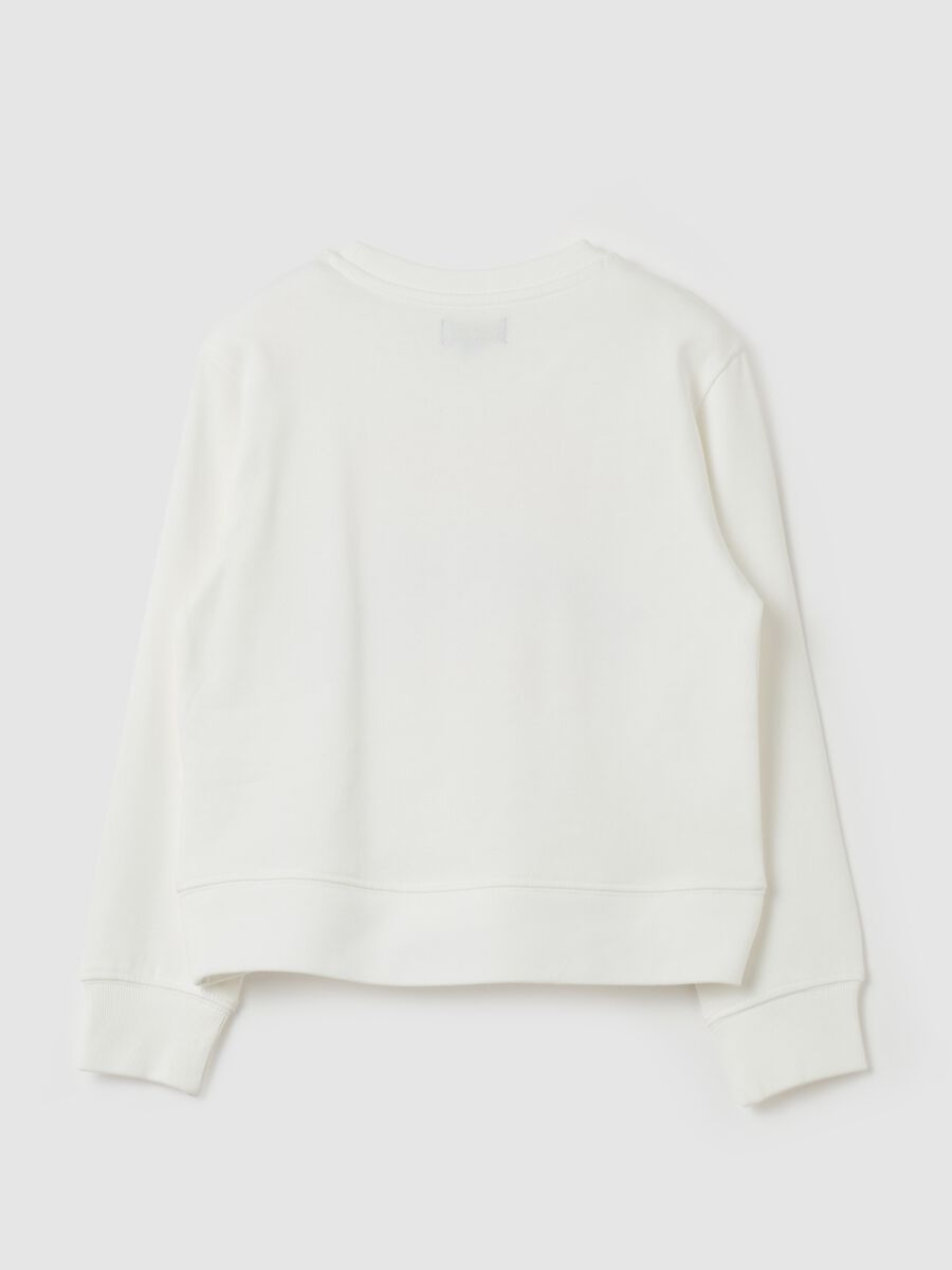 French terry sweatshirt with print_1