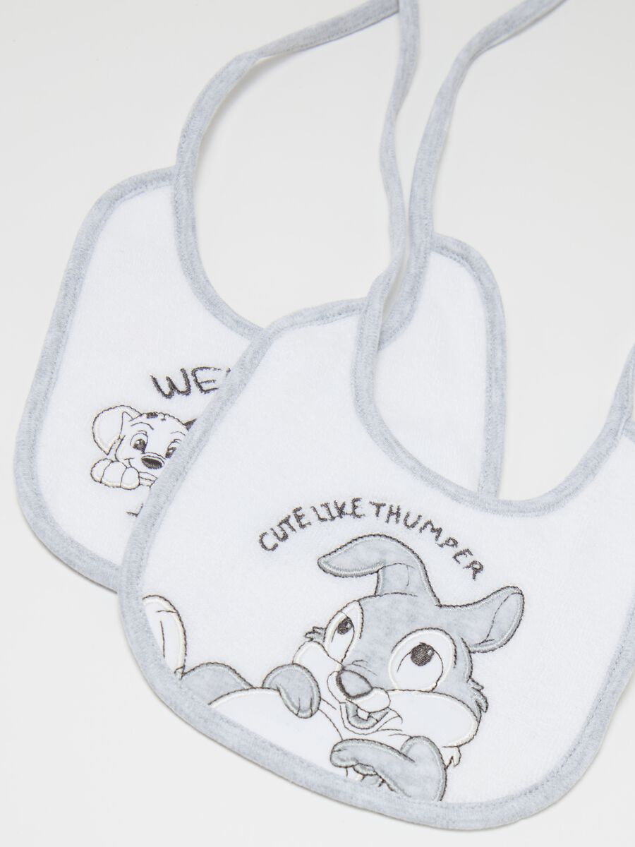 Two-pack organic cotton bibs with Thumper and Marie_1