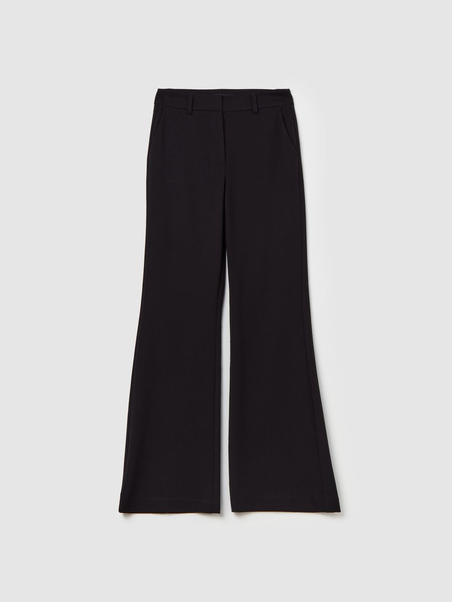 Contemporary bootcut-fit trousers_4