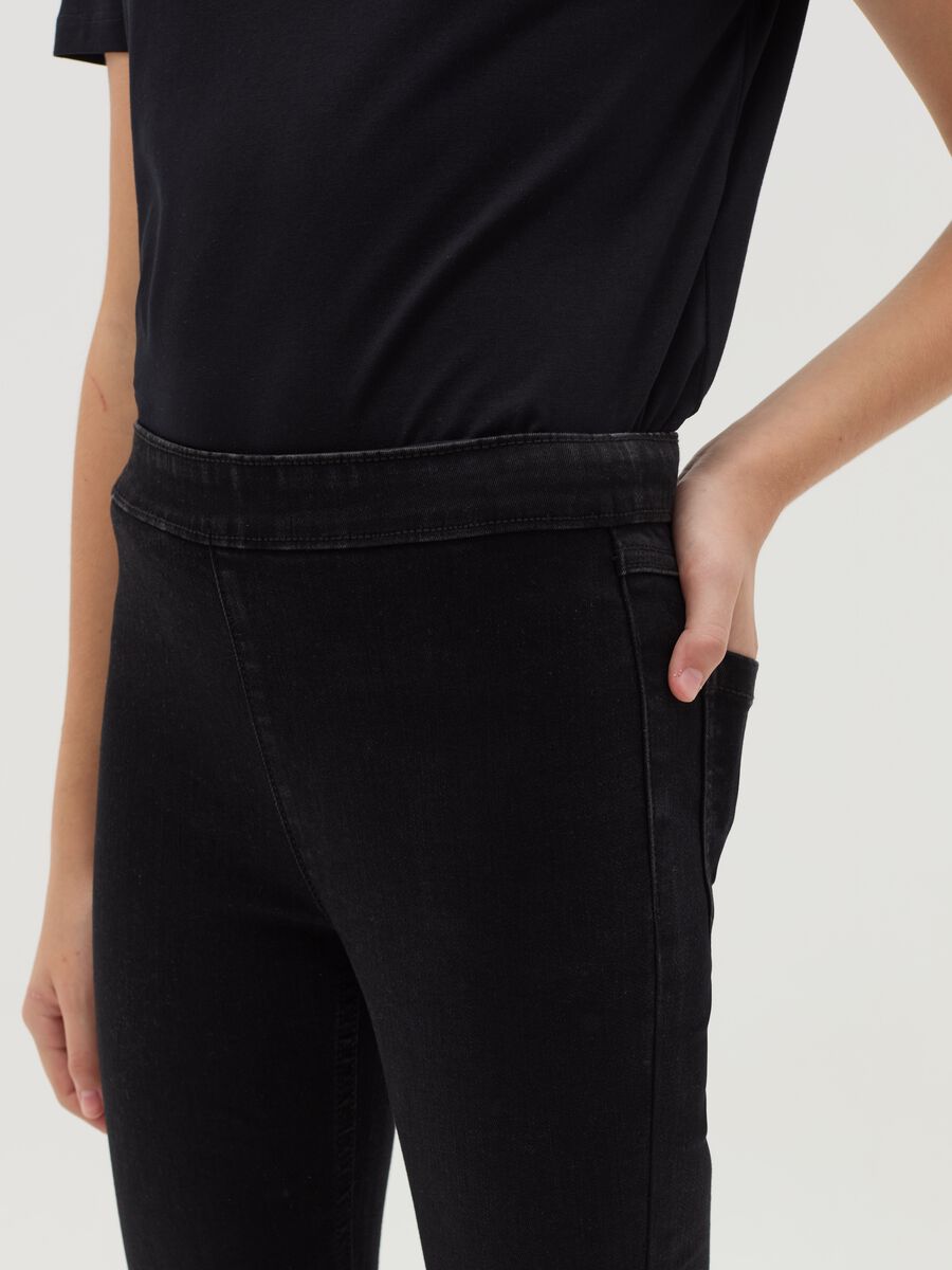 Flare-fit jeggings with pockets_2