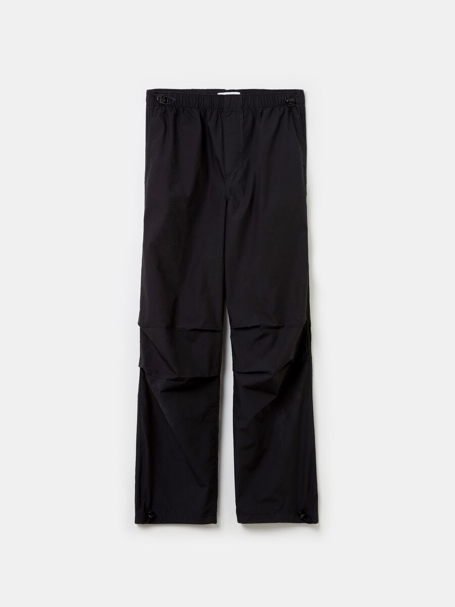 Cotton parachute trousers_4