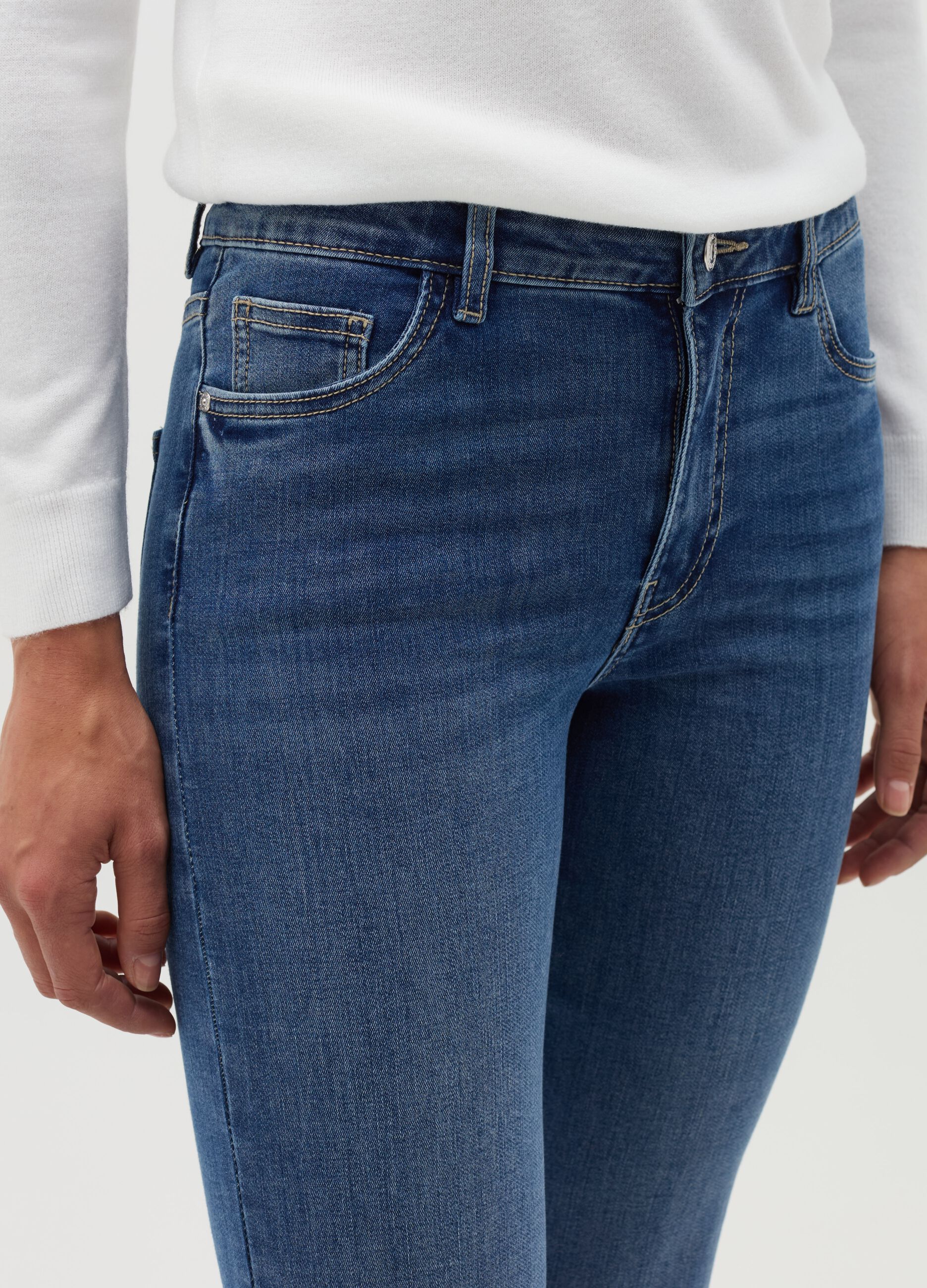 Bootcut stretch fit jeans