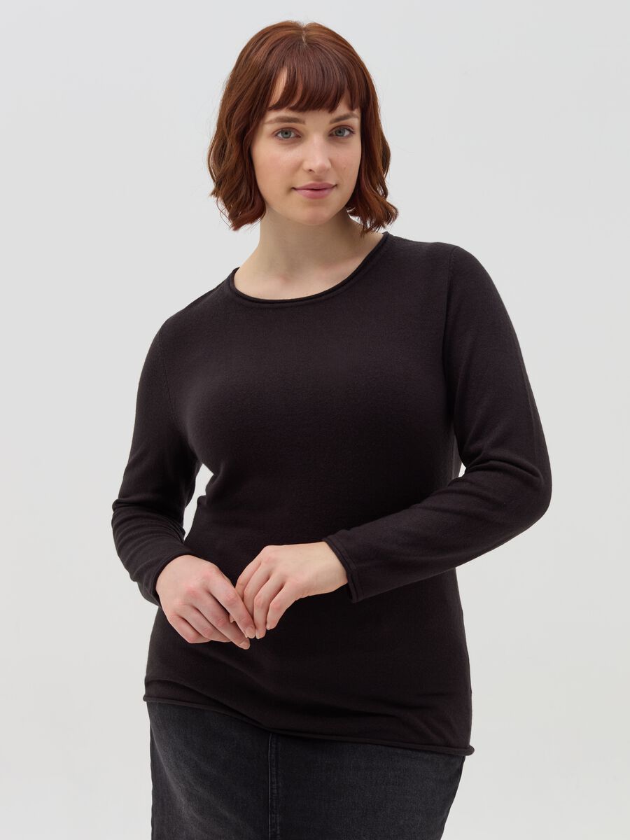 Curvy long-sleeved top_1