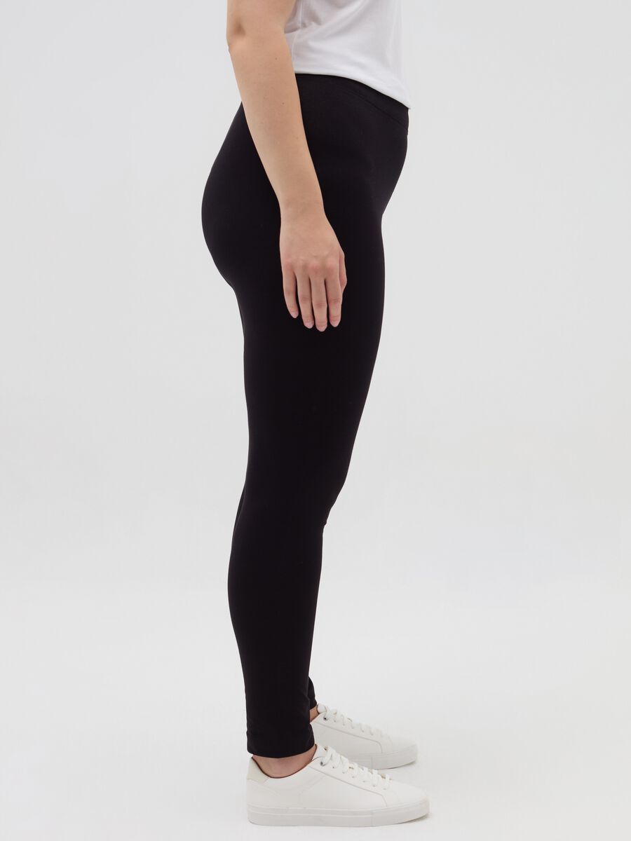 Leggings de algodón elástico Curvy_3