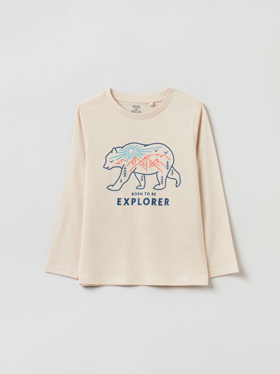 Long-sleeved T-shirt with print_1