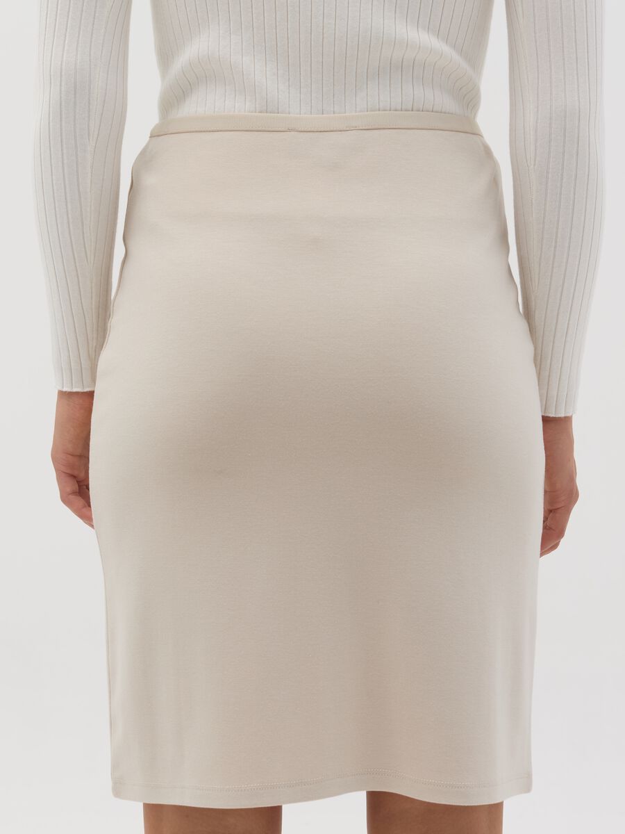 Pencil skirt with split_3