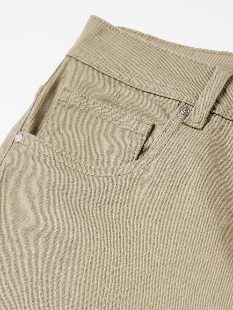 Stretch twill trousers with five pockets_5