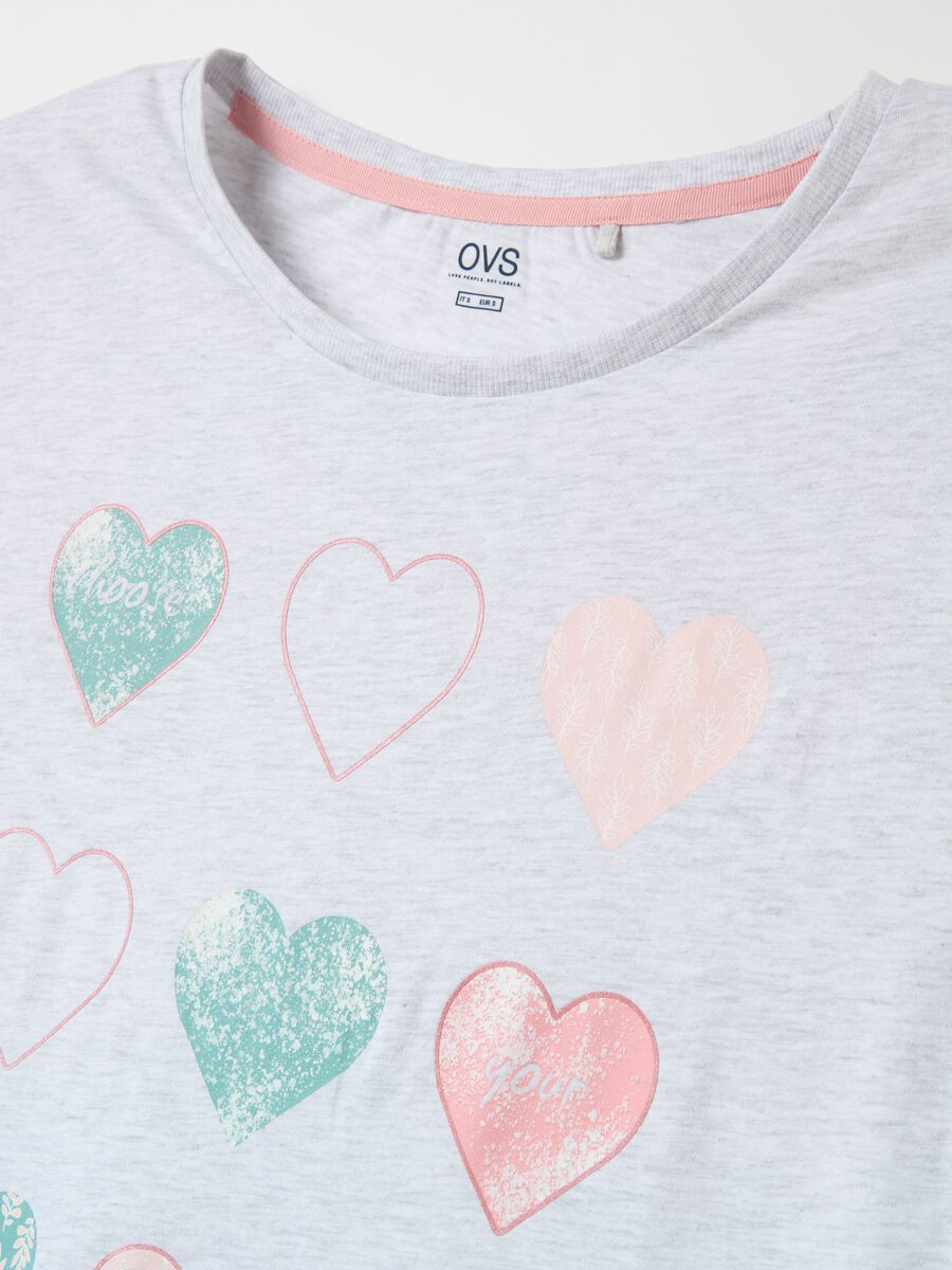 Short nightdress with hearts print_1