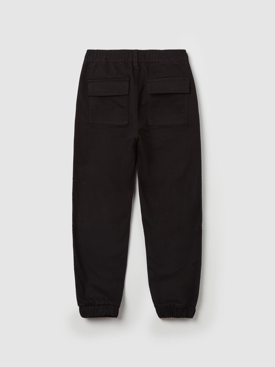 Jogger trousers in cotton_1