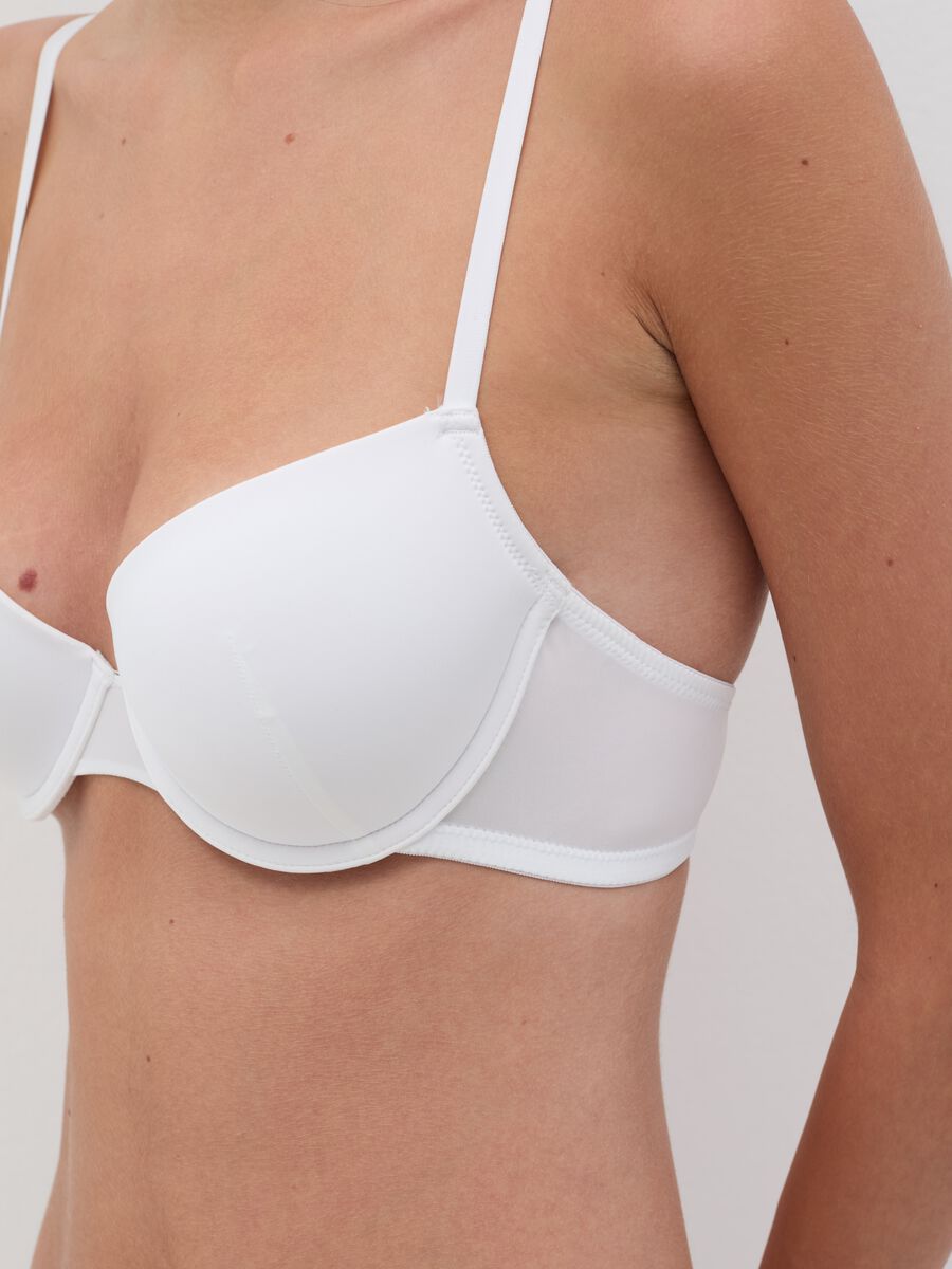 The Padded bra in microfibre_2