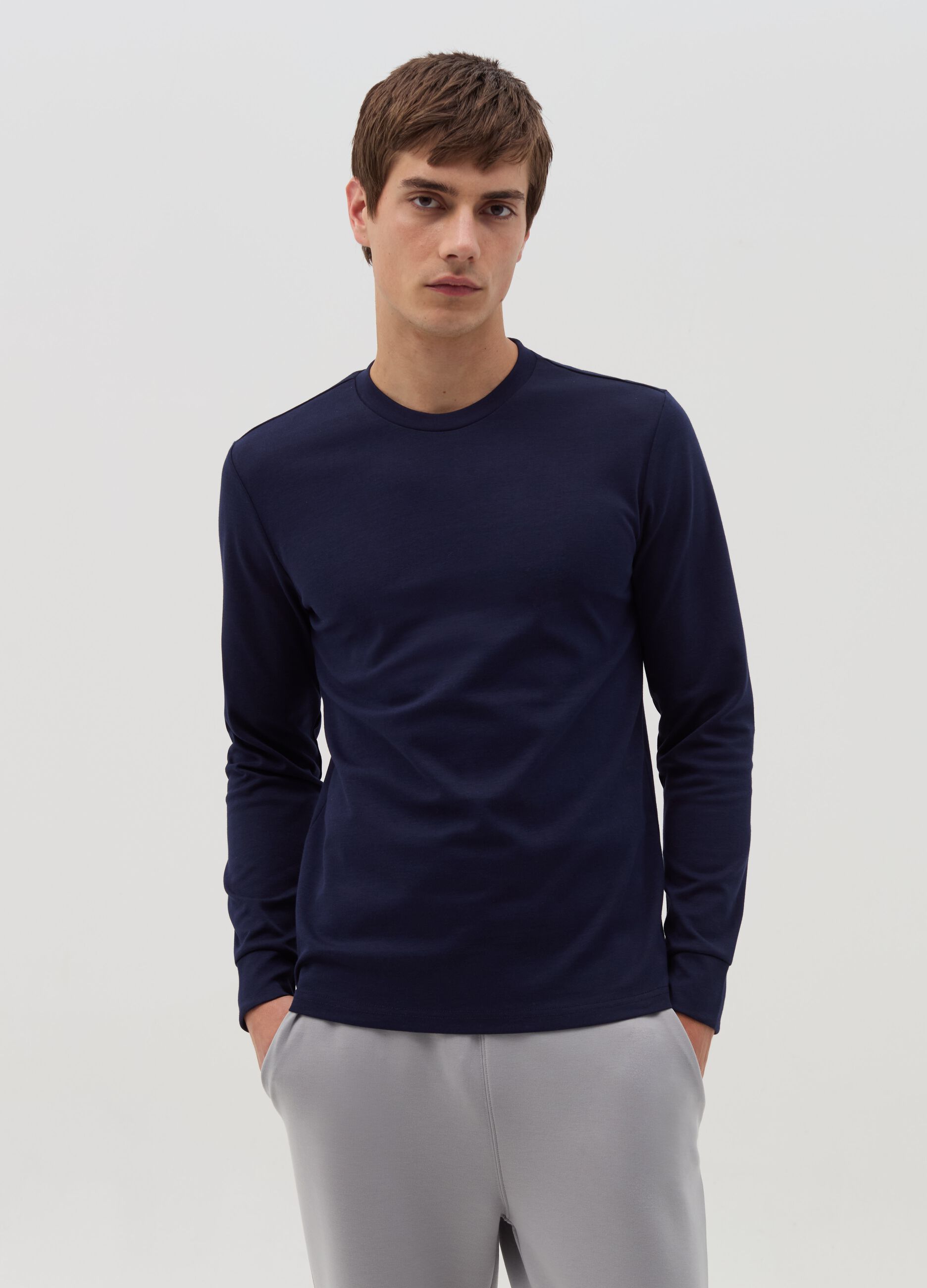 T-shirt a maniche lunghe stretch