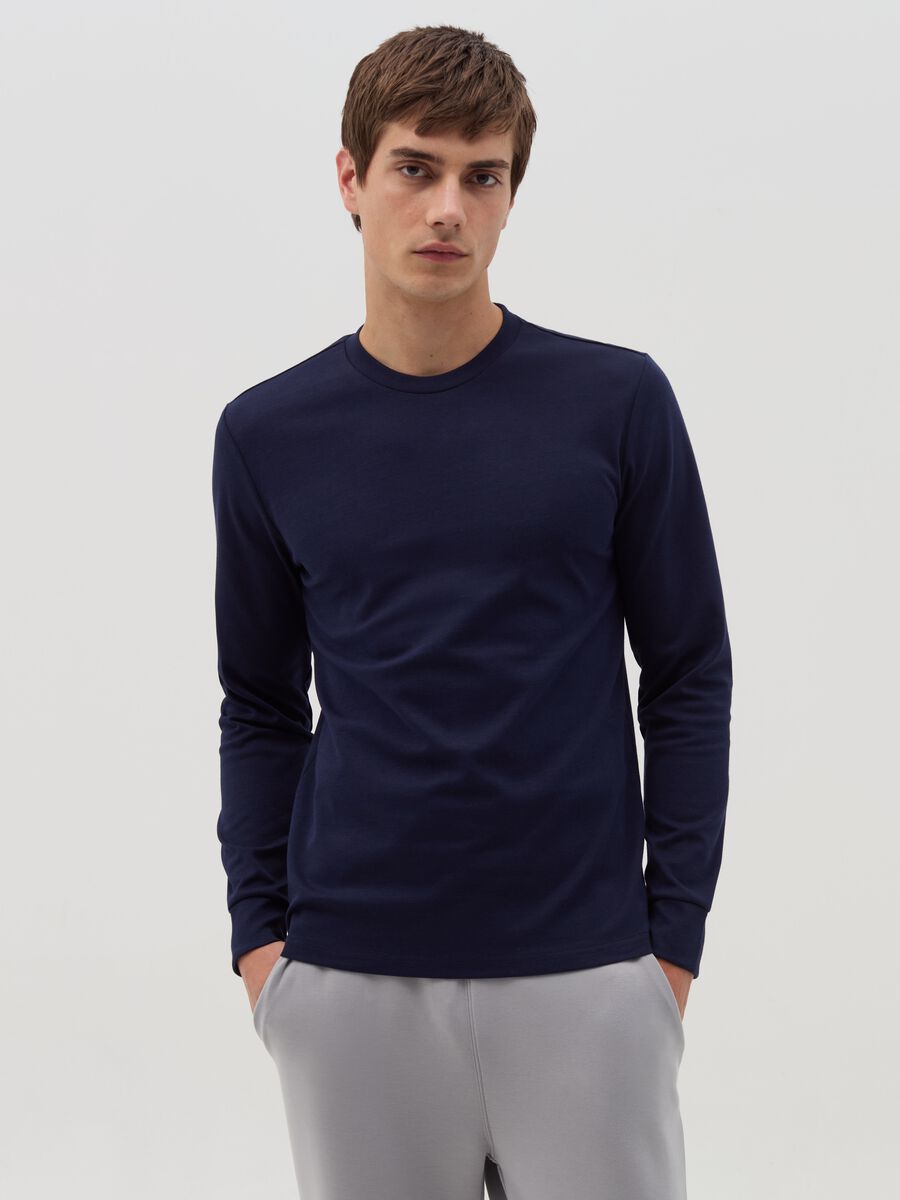 T-shirt a maniche lunghe stretch_1