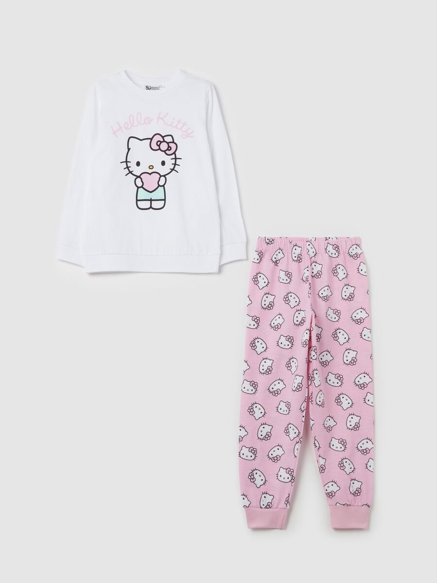 Organic cotton pyjamas with Hello Kitty print_0