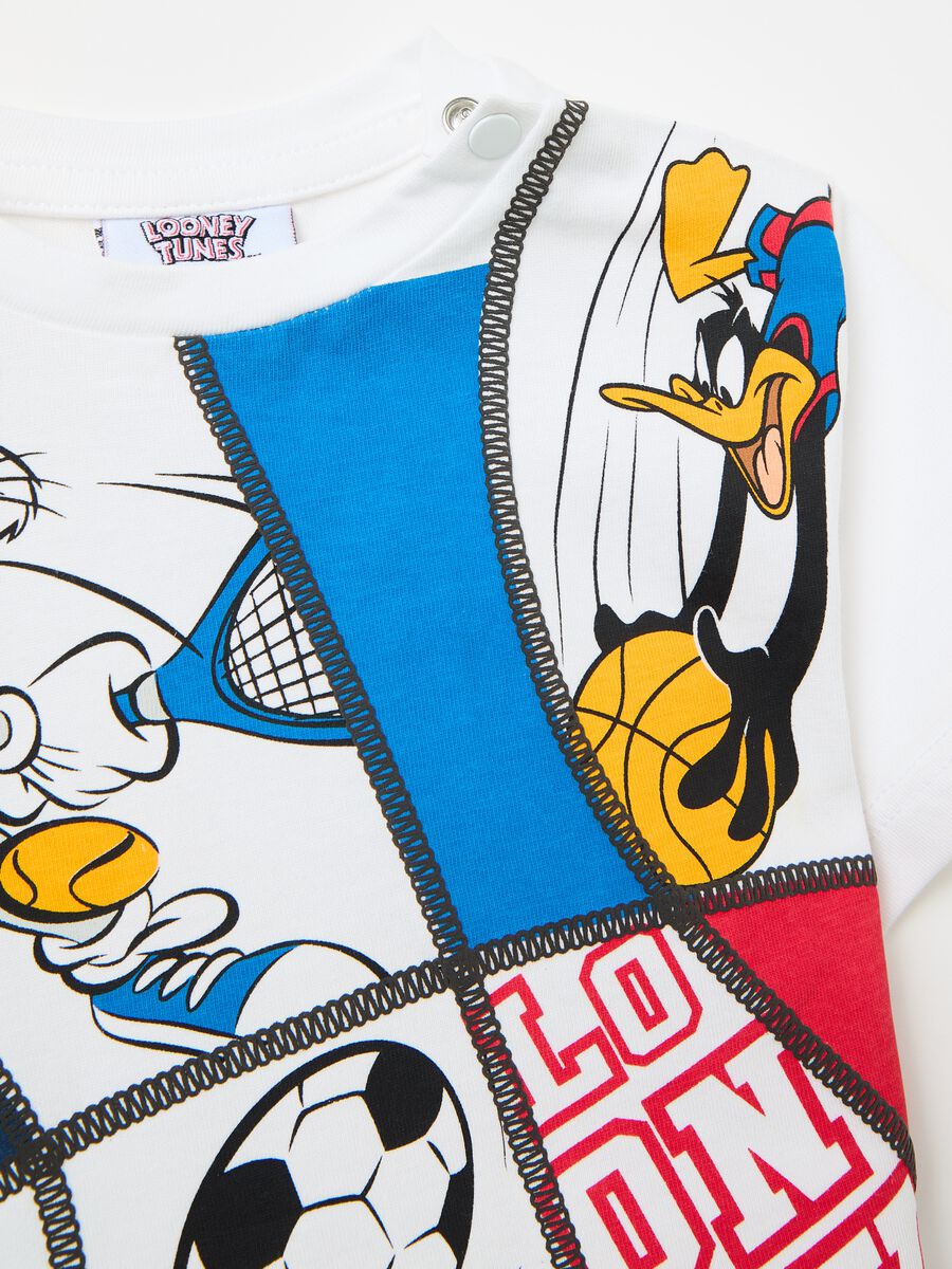 T-shirt with Taz, Bugs Bunny and Daffy Duck print_2