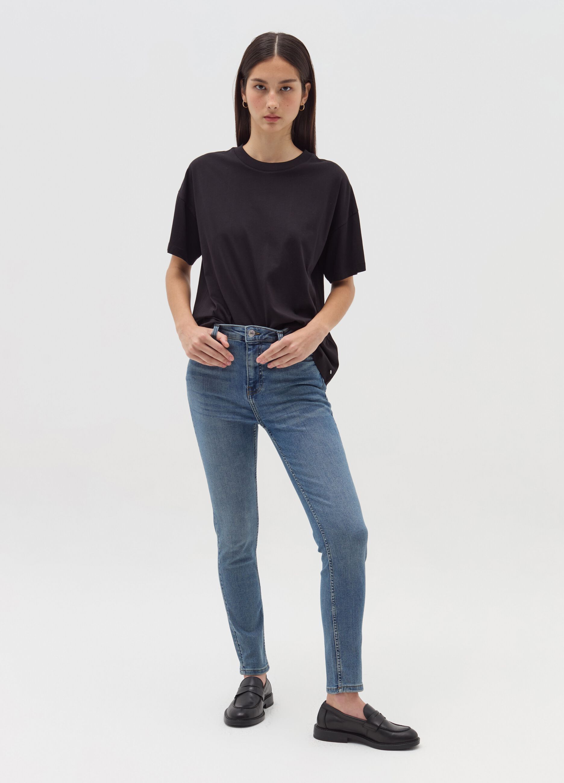 Skinny-fit jeans with five pockets