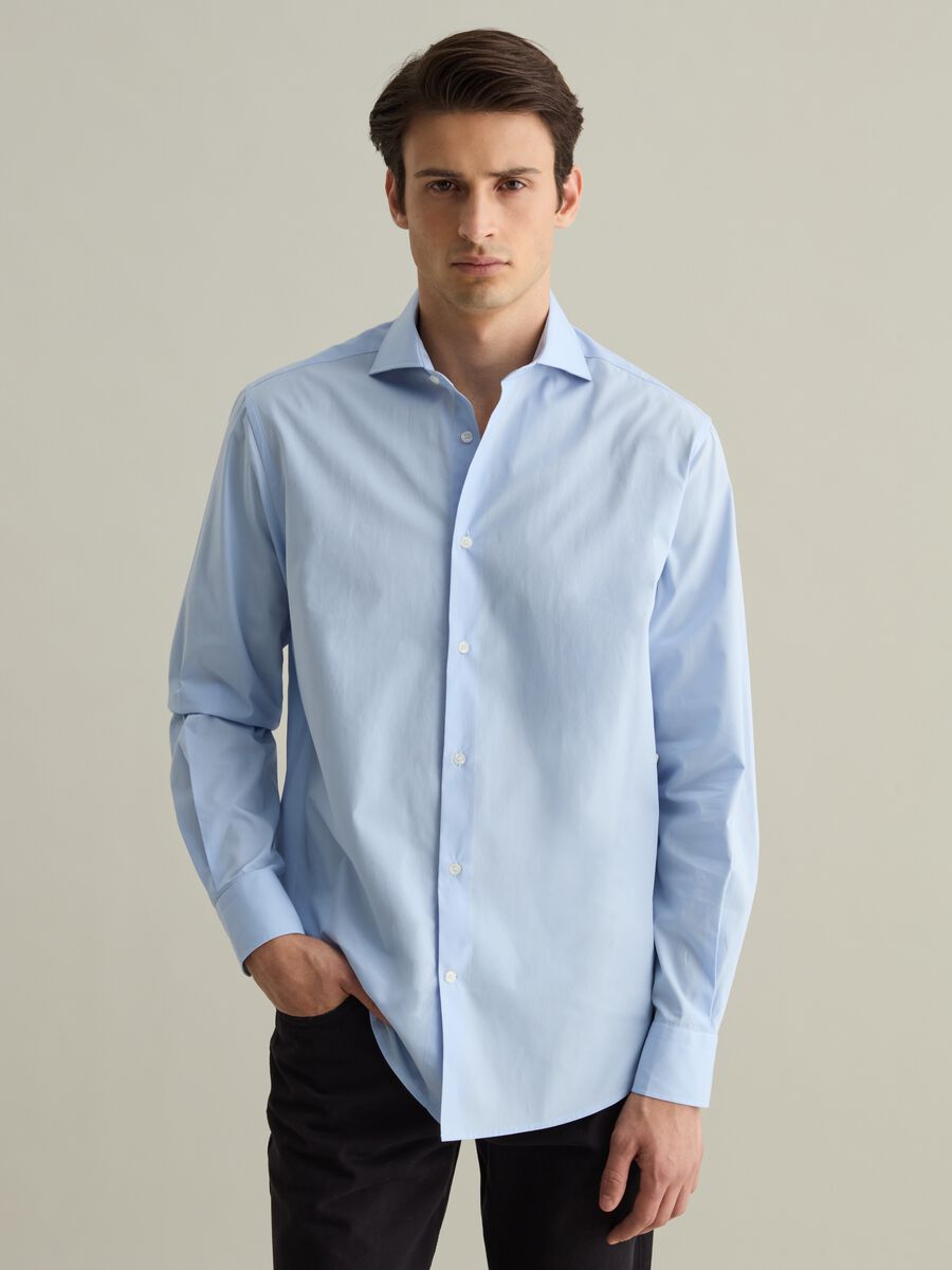 Cotton shirt with regular fit_1